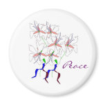 "Peace Lillies" - Customisable Magnet