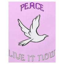 *Peace* Live It Now! Full Color Flyer
