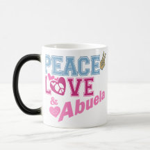 Peace Love Abuela Coffee Mug