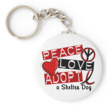 PEACE LOVE ADOPT A Shelter Dog