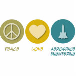 Peace Love Aerospace Engineering Photo Cutout