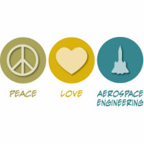 Peace Love Aerospace Engineering Photo Cutout
