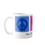 Peace Love Afghan Mugs