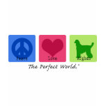 Peace Love Afghan t-shirts