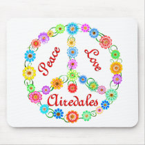 Peace Love Airedales Mousepads
