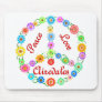 Peace Love Airedales Mousepads