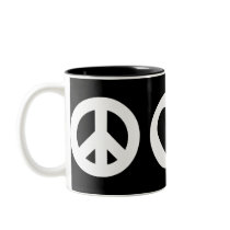 Peace Love Alien Coffee Mug