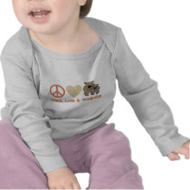 Peace, Love &amp; Wombats T Shirts