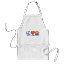 Peace, Love and Aardvarks Apron