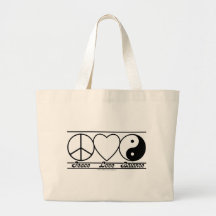 Peace Love and Balance Bag