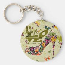 Peace, Love, and Fashion. xo PJ. Key Chains