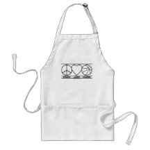 Peace Love and Hoops Apron