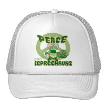 Peace Love and Leprechauns Hats