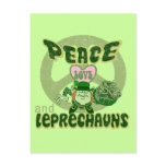 Peace Love and Leprechauns postcards