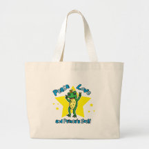 Peace love and Princes' soul frog prince Canvas Bag