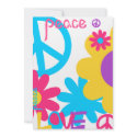 Peace, Love and REALLY Bright! -No Text invitations