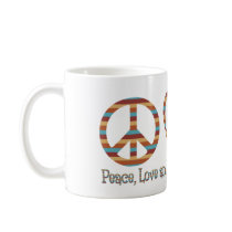 Peace, Love and Seahorses Mugs
