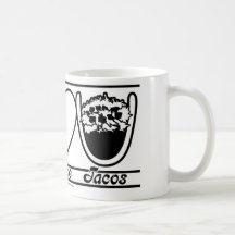 Peace Love and Tacos Coffee Mugs