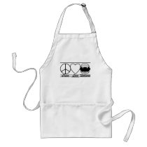 Peace Love and Vampires Apron