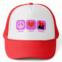 Peace Love Angola Hats