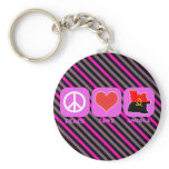 Peace Love Angola keychains