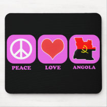Peace Love Angola Mousepad