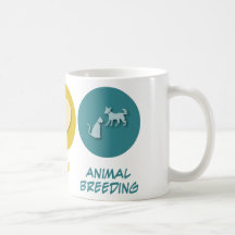 Peace Love Animal Breeding Coffee Mug