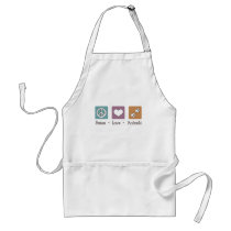 Peace Love Animals (Two Paws) Aprons