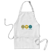 Peace Love Animation Aprons