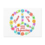 Peace Love Aquarius Post Card