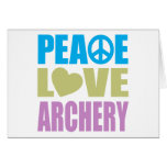 Peace Love Archery Greeting Cards