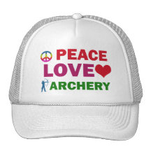 Peace Love Archery Trucker Hat