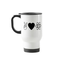 Peace Love Atheism Coffee Mugs