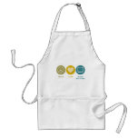 Peace Love Audio and Video Aprons