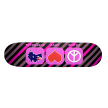 Peace Love Australia Custom Skate Board