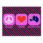 Peace Love Australia Postcard