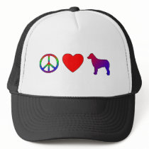 Peace Love Australian Shepherds Hat