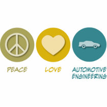 Peace Love Automotive Engineering Cut Out