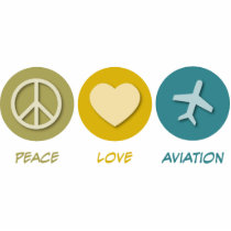 Peace Love Aviation Cut Outs