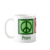 Peace Love Baby Boy Mugs