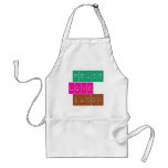 Peace Love Bacon Bright Colours Design aprons