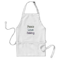 Peace, Love, Baking Aprons