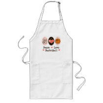 Peace Love Basketball Apron