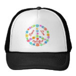 PEACE LOVE BASKETBALL COACHES HATS