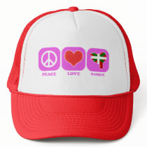 Peace Love Basque Hat