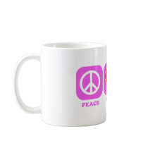 Peace Love Basque Mugs