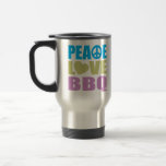 Peace Love BBQ Coffee Mugs