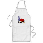 Peace Love Beagles aprons