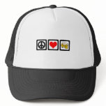 Peace love beer hats