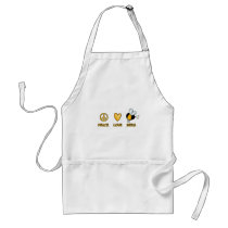 peace love bees apron